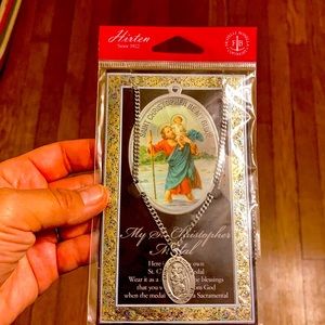 Saint Christopher Necklace Brand new